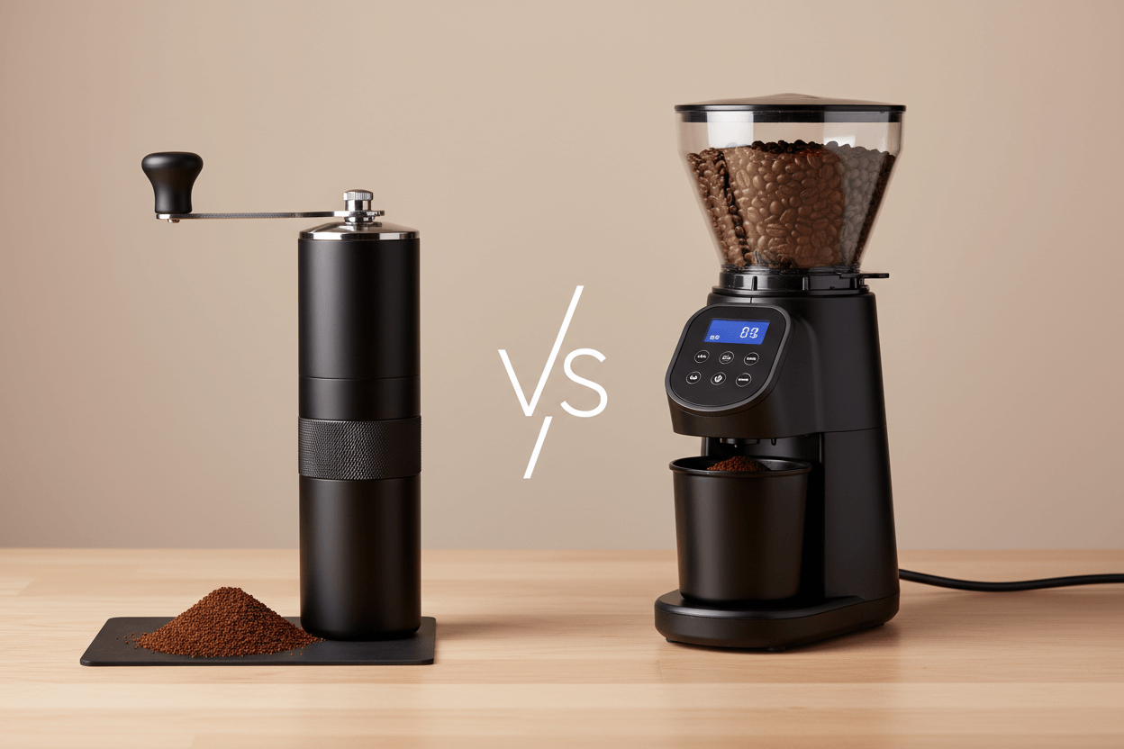 Handmühle vs. elektrische Mühle, Welche Kaffeemühle passt zu dir?