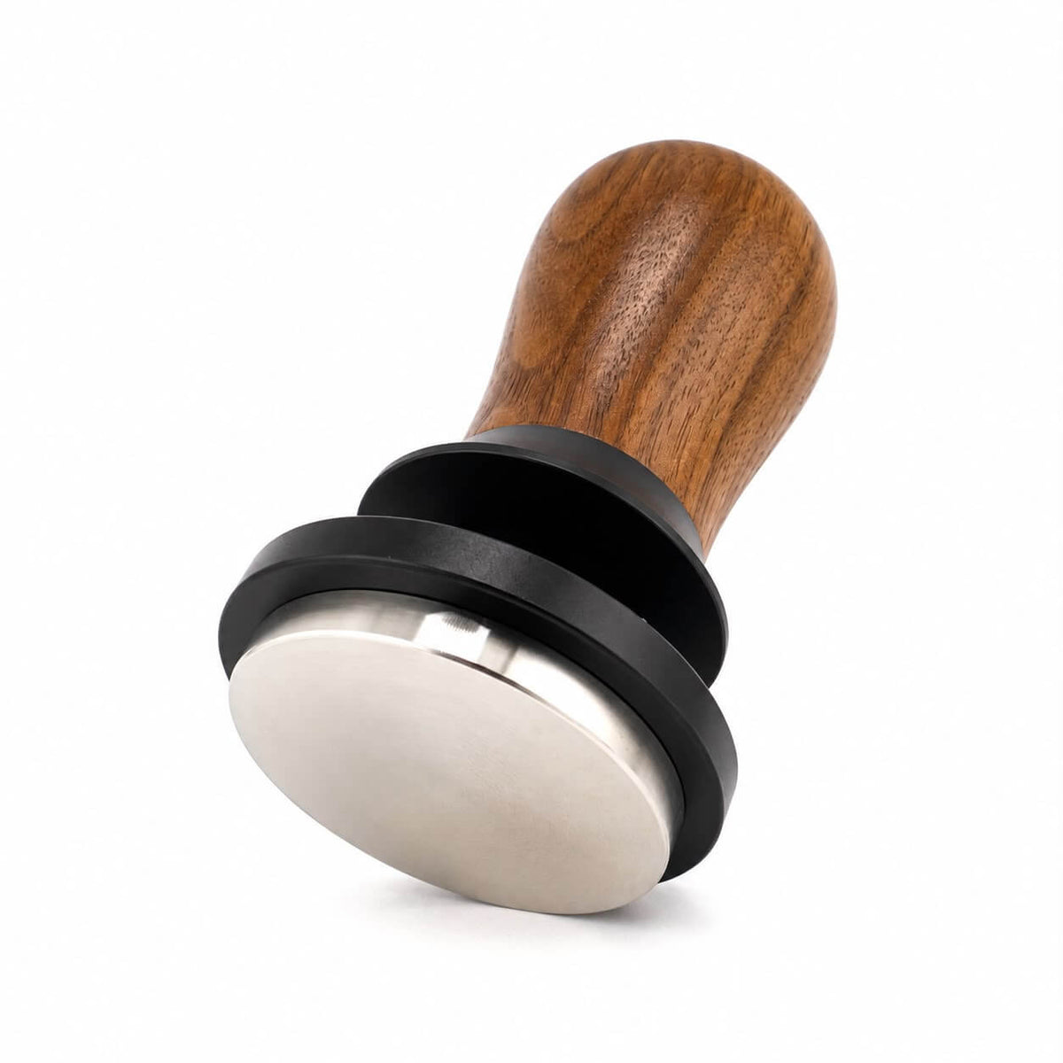 Druckregulierender Tamper 51 mm – Edelstahl mit Holzgriff