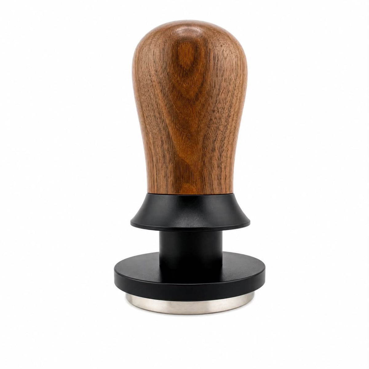 Druckregulierender Tamper 51 mm – Edelstahl mit Holzgriff
