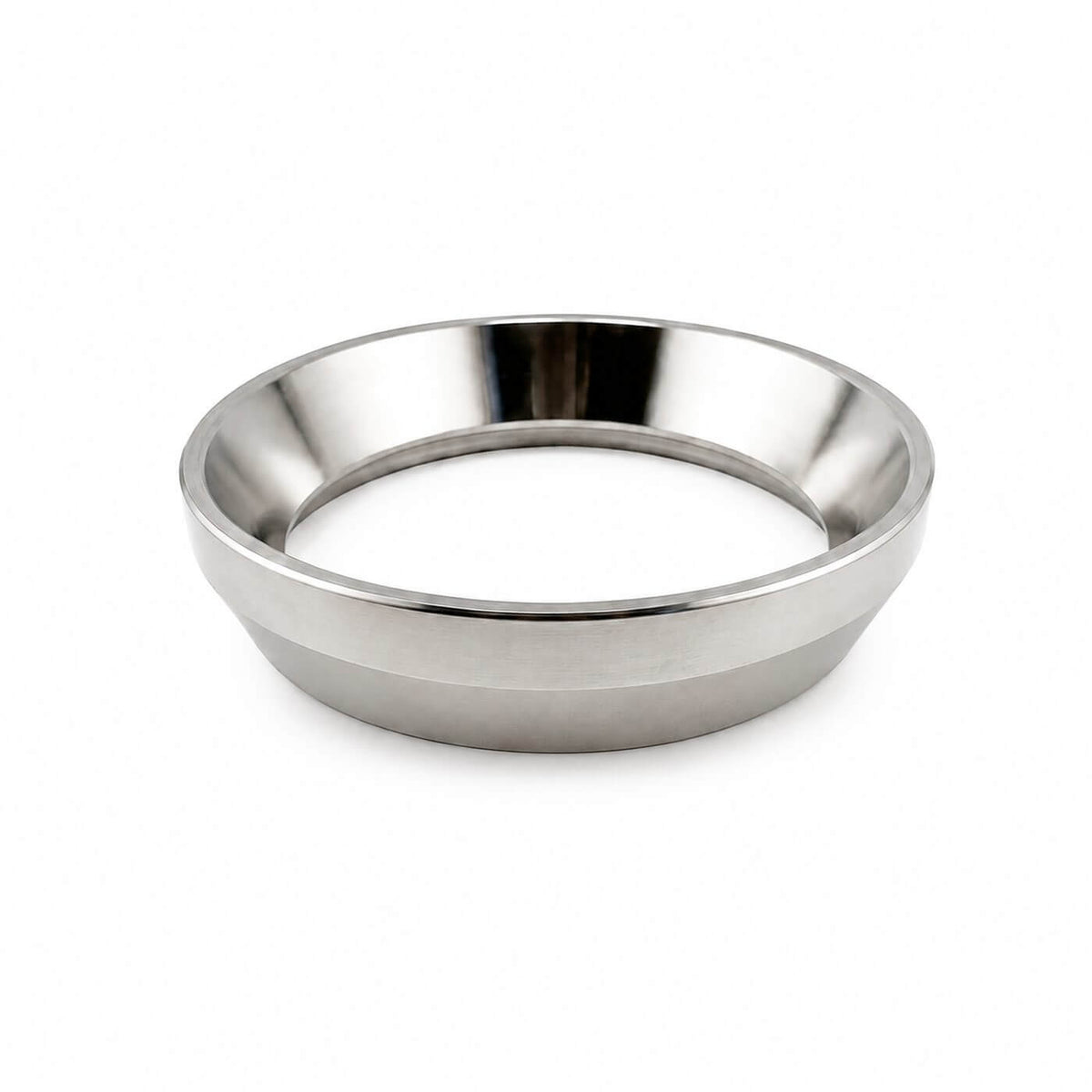 Premium Edelstahl Dosierring für Siebträger – Bündiger Sitz ohne Mahlgut-Abdruck 53mm / 58mm