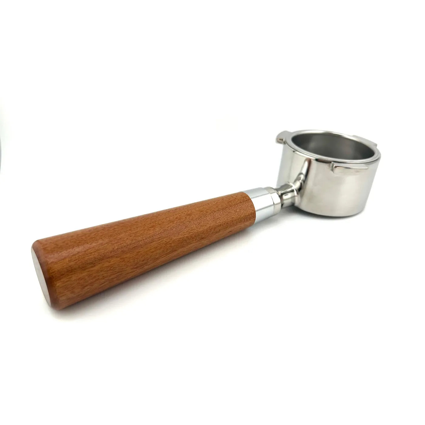 Bodenloser Siebträger für DeLonghi Dedica – Holzgriff 51mm Espresso Portafilter
