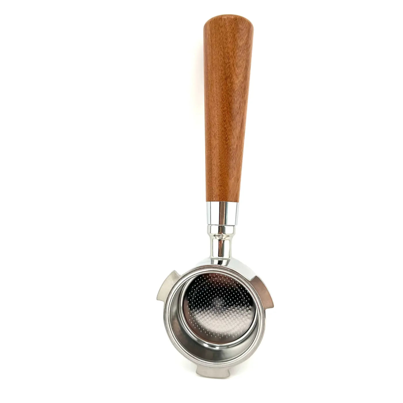 Bodenloser Siebträger für DeLonghi Dedica – Holzgriff 51mm Espresso Portafilter
