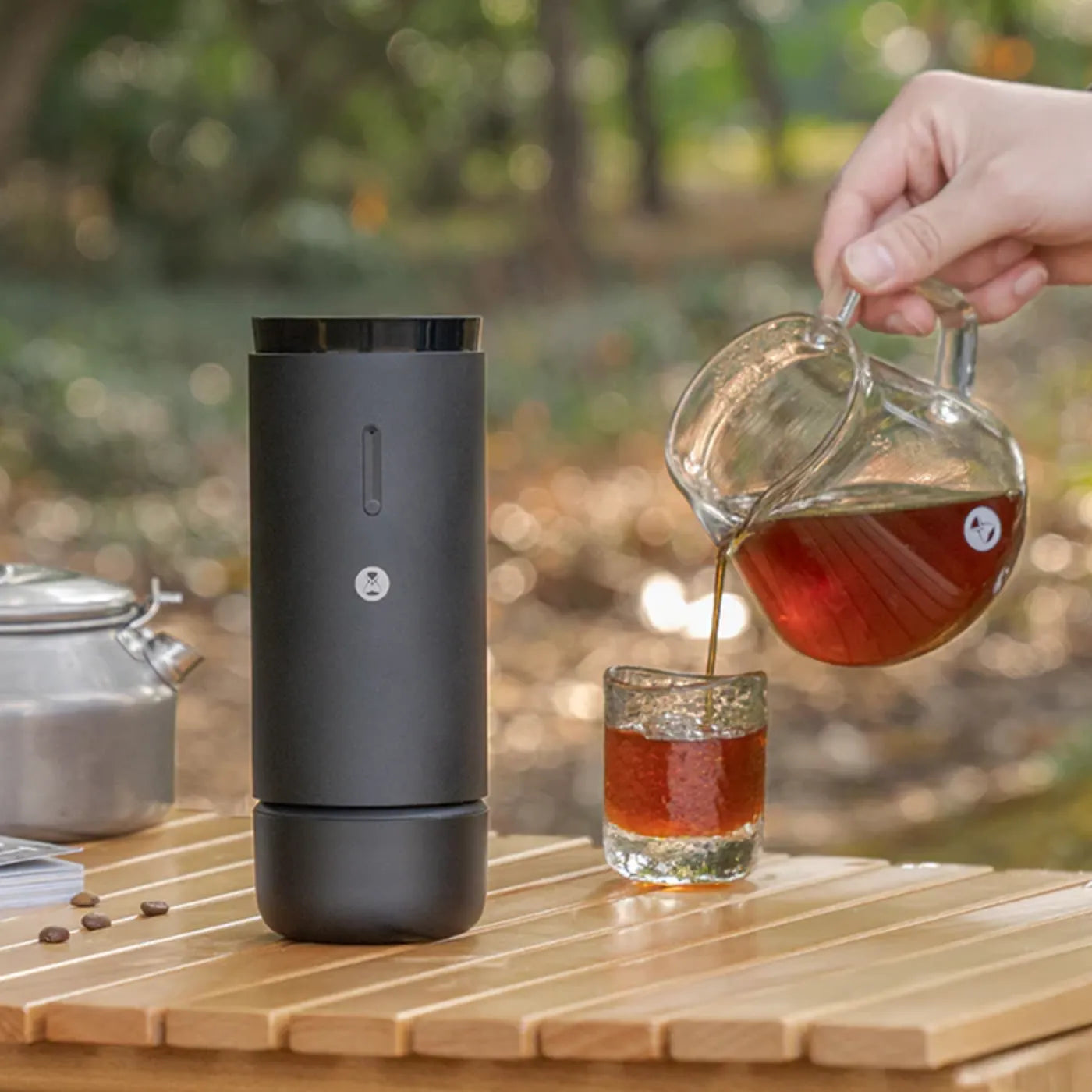 TIMEMORE Whirly 01S – Portable Akku-Kaffeemühle für Espresso & Filterkaffee